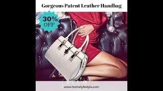 Gorgeous Patent Leather Handbag