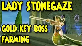 Wizard101: 🗝️LADY STONEGAZE - GOLD KEY BOSS - AQUILA🗝️
