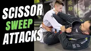 Advanced Jiu-Jitsu | Closed Guard Scissor Sweep Double Attacks