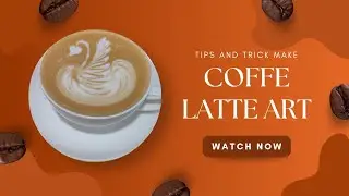 Coffee par art kaise banaye&hearts;️ how to make latte coffee art 