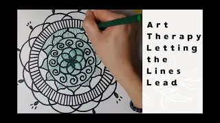 Intuitive Art Therapy: Letting the Lines Lead Your Hand | Flow Drawing | Relaxing Art