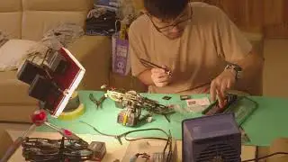 FPV repair philosophy lesson taught by Windows update broken motor ignored solder iron bored VTX ove