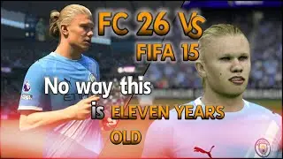 FIFA 15 2014 Vs FC 26 2025 MANCHESTER CITY PLAYERS FACES | ELEVEN YEARS GAP | GRAPHIC COMPARISON