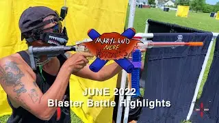 MARYLAND NERF HERDERS BLASTER BATTLE NERF WAR HIGHLIGHTS JUNE 2022