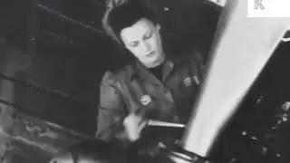 1942 UK Munitions Factory, Women War Workers, WWII