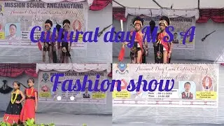 Cultural day program mission school Angjangyang fashion show👗👗🚶🚶