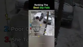 Ranking The Best Slip Fails😭 #fail #slip #shorts