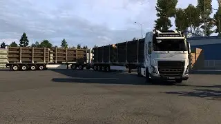 Euro Truck Simulator 2 - Volvo FH5 İş  - Double Trailer