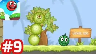 Red Ball 5 - Gameplay Walkthrough - Part 9 (Level 116 - 125) iOS/Android