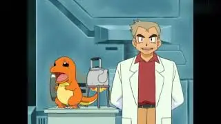Charmander attacks Professor Oak _ Professor Oak Funny Moments