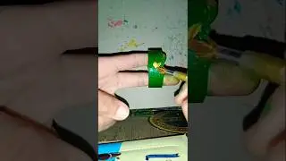 Let's paint on empty tape roll Subscribe if you like the video ❤️❤️❤️#viralshorts #subscribe #shorts