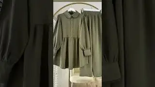 latest frock design#fashion #design #dress #latest #trendy #winter #western #wear #shirtvideo