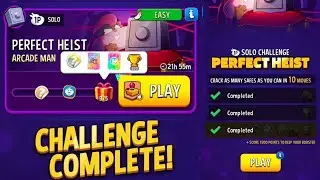 Arcade man solo challenge✅|975 points perfect heist solo challenge|match master