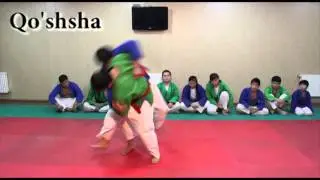 Kurash usul: Qo'shsha usuli uzb
