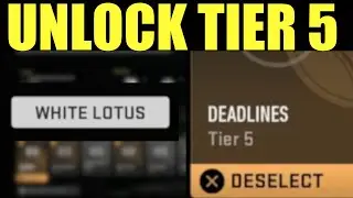 How to Unlock tier 5 White Lotus DMZ Faction Missions (All tier 5 Missions)