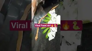 Vegetable Carving with potato 🥔🔥 | Potato Snake🐍&ndash;Creative Veggie Art! ✨🎨 #shorts #Youtubeshort
