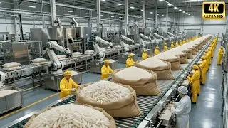 Inside Giant Rice Processing Plant &ndash; Inside a Large-Scale Rice Manufacturing Factory