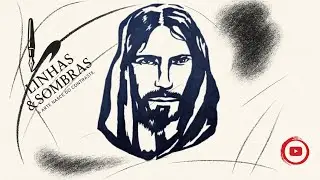 Como fazer um desenho vetorial do Senhor Jesus Cristo