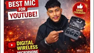 Best Digital Wireless Microphone for YouTube/ instagram🎤 | Honest Review | Clear Audio || Unboxing 🎁