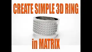 Create a simple 3d ring in 10 minutes | Gemvision matrix | Jewelry Design