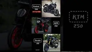 Dominar 250 🆚 KTM 250 🆚 MT15 Exhausted sound🔥🔥🔥 challenge💪 #bike #reels #shorts #exhaust