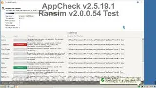 Ransim(Ransomware Test) - AppCheck