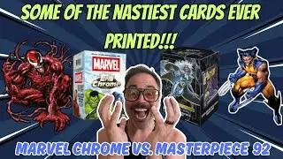MARVEL TOPPS CRHOME VS MASTERPIECE 92!!!! ДВА ЛУЧШИХ НАБОРА, КОГДА-ЛИБО НАПЕЧАТАННЫХ!!!!