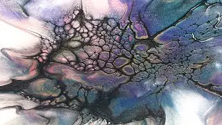 GORGEOUS TLP Pastel Blooming~4x4 Coasters~Arteza Round Canvas~Acrylic Pouring~Art Therapy~150