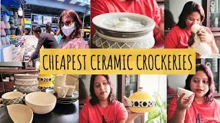 We got a steal deal | Cheapest ceramic crockery Haul