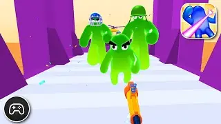 Blob Shooter 3D - Gameplay Walkthrough Part 23 - Basic Solution Levels To Play (iOS, Android)
