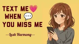 Text Me When You Miss Me 💕📲💫 | Original Love song 💓🎵 | Lush Harmony &hearts;️✨