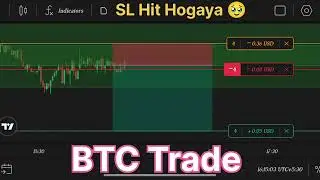 Aaj SL Hit Ho Gaya ❌ | Real Btc Trade | Trading Reality Check