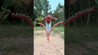 Survival Skills SMART idea and USEFUL candy tree in forest #bushcraft #camping #outdoors #useful