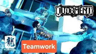 Tak and Kaito team up Judgment PS5 #fighting 