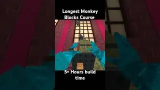 Longest Monke Blocks Couse in Gtag?? #gorillavr #gorilatagvr #course #monkey #blocks #gtag