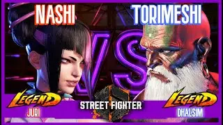 SF6 Match &diams; NASHI (Juri) 🆚 TORIMESHI (Dhalsim) &diams; High level matches