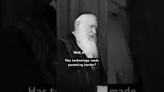 Has technology made parenting harder? #rabbi #wisdom #parenting #shorts #short