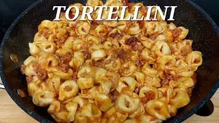 Cómo hacer Tortellini Rellenos, con carne, cebolla y chorizo #tortellini