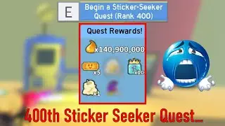 Rank 400 Sticker Seeker | Bee Swarm Simulator