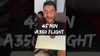 Less than $20!! World&rsquo;s CHEAPEST A350 Flight!! 😳✈️