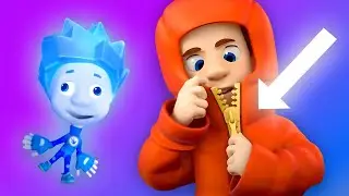 Gefangen in seiner Jacke! | Zeichentrickfilme für Kinder | Die Fixies