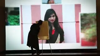 Aish, Our Mrs. Toronto 2025, is doing reverse live painting