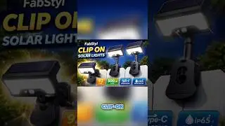 The Clip On Solar Lights Everyone&rsquo;s Upgrading To!! #shorts