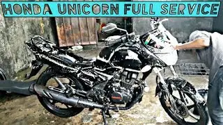 How to do Honda Unicorn full service || CB Unicorn 150 full service in hindi s advice