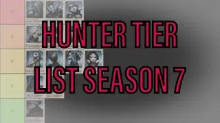 Identity V Hunter Tier List! BEST AND WORST! (TOP Hunter) SEASON 7