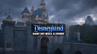 8 Hours of Rainy Disneyland Main Street Ambience 🌧️ | Relaxing Disney Music for Sleep