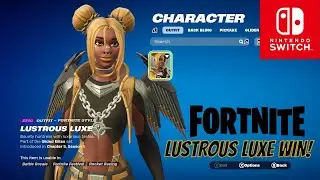 FORTNITE LUSTROUS LUXE WIN! NINTENDO SWITCH