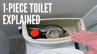 How Is a One Piece Toilet Different Than a Two Piece Toilet | Parts of a One Piece Toto Toilet