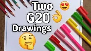 G20 drawing/g20 india poster/g20 drawing easy/g20 drawing poster