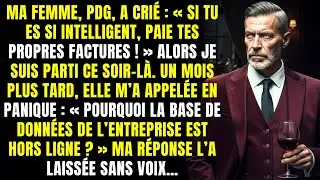 Mon Épouse A Crié De Payer Mes Factures Seul, Alors J’Ai Fait Un Choix Trop Tard